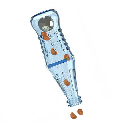 Des jouets en silicone de qualité alimentaire de qualité supérieure bpa pour animaux de compagnie, une bouteille de formation pour chiens, un petit-déjeuner, une bouteille de nourriture en silicone.