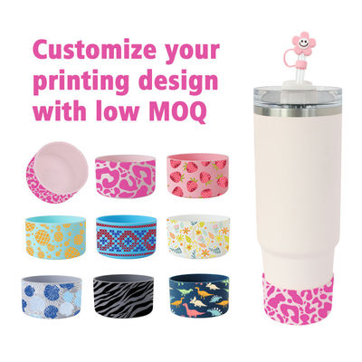 Bouteille de tampon en silicone Manche pour éteindre 40 oz 7,5 cm Tumbler Boot Stanley Cup bouteilles de silicone couvercle inférieur