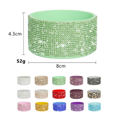 Coupe en gros Glitter silicone chaussure pour 20-40oz Bouteille couvercle Basse manche couvercle protecteur bottle imprimé