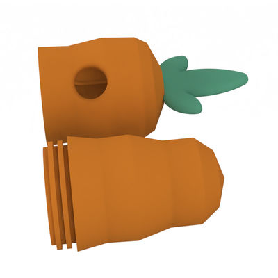 Accessoires pour animaux de compagnie Carotte Forme d'animal Indestructible Pet Chiot Chien Pet Jouets Dog Ball Chew Toys Aggressif Chewer Chien Ball Jouet