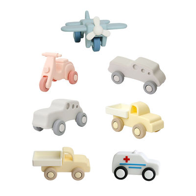 Fabrique en gros de silicone pour bébé et enfant Jouets automobiles Jeux Montessori pour bébés