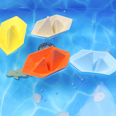 Nouveau arrivée BPA sécurisé silicone jouets de bain bateau facile à nettoyer les enfants jouent jouets de bain éducatif silicone bain garçons
