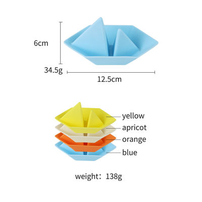 Nouveau arrivée BPA sécurisé silicone jouets de bain bateau facile à nettoyer les enfants jouent jouets de bain éducatif silicone bain garçons