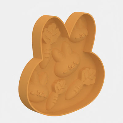 Plateau d'alimentation pour bébé en silicone contenant des fruits et des glaçons Fabricant de plateau pour bébé fait maison Produit alimentaire pour bébé Lait maternel Dentissement Moule de glaçons