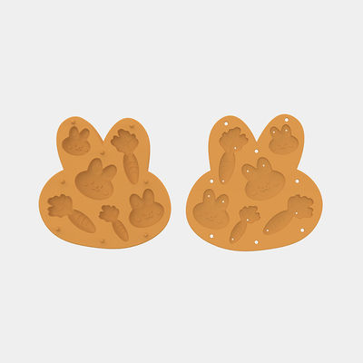 Plateau d'alimentation pour bébé en silicone contenant des fruits et des glaçons Fabricant de plateau pour bébé fait maison Produit alimentaire pour bébé Lait maternel Dentissement Moule de glaçons