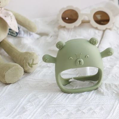 PAISEN personnalisé dentifrice doux jouet dentifrice gants nouveau-né BPA gratuit bébé silicone dentifrice gant pour bébés