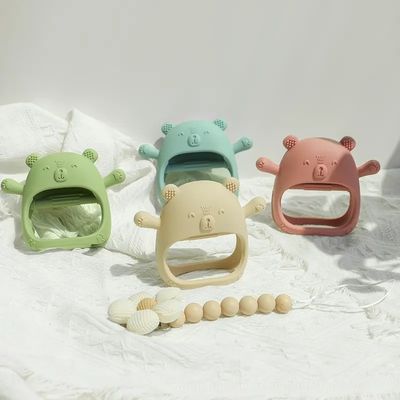 PAISEN personnalisé dentifrice doux jouet dentifrice gants nouveau-né BPA gratuit bébé silicone dentifrice gant pour bébés
