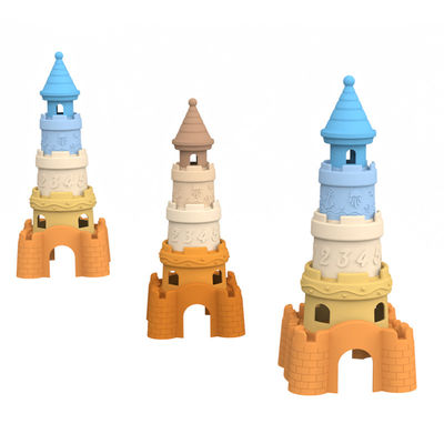 Fabricant de silicone conception personnalisée de moules privés et vente en gros disponible conception de jouets de blocage de tour de château en silicone