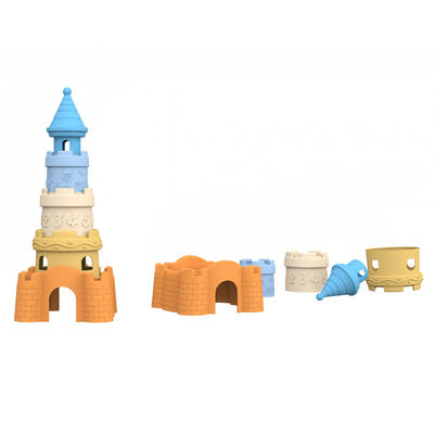 Fabricant de silicone conception personnalisée de moules privés et vente en gros disponible conception de jouets de blocage de tour de château en silicone