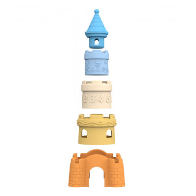 Fabricant de silicone conception personnalisée de moules privés et vente en gros disponible conception de jouets de blocage de tour de château en silicone