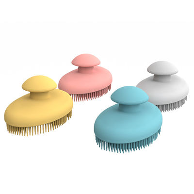 BSCI Fabricant de silicone en caoutchouc doux sur mesure 100% pinceau en silicone complet pour chien de compagnie pinceau de bain pour chat
