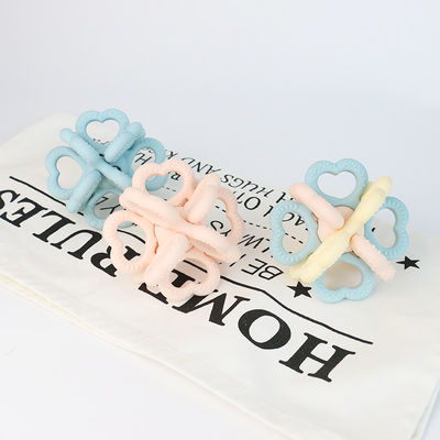 2025 Nouveau anneau en silicone sur mesure doux 3D enfants jouets à sonnettes pour bébés jouets de dentition sans BPA de qualité alimentaire jouets à dents tremblants jouets à dents douces