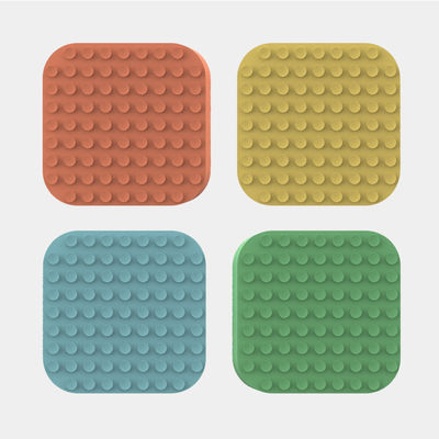 Fabricant personnalisé Pet Silicone Lick Mat Pet Dog Cat Slow Feeder Dowl Mat Dog Food Collapsible Bowl Slow Feeder Dowl