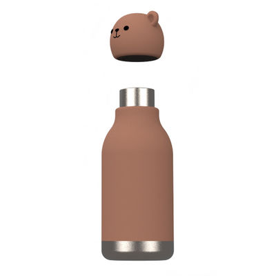 Design d'ours original personnalisé de qualité alimentaire Silicone 304 en acier inoxydable Enfants de retour à l'école anniversaire tasses d'eau pour enfants tasse d'entraînement