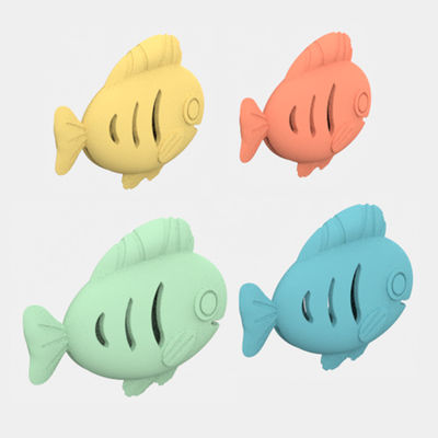 Vente en gros de jouets en forme de poisson de qualité alimentaire en silicone pour animaux de compagnie