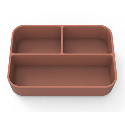 Container de repas en silicone pour salade de qualité alimentaire réutilisable sans BPA sans micro-ondes Fonction antidérapante sûre Capacité 0-1L