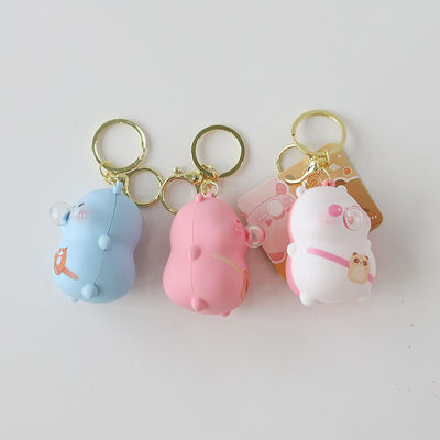 Chaîne de clés en silicone Capybara Pendentif Décompression Sacs à comprimer Ornement de soulagement du stress Avent Jouet 80g pour le matériau en silicone