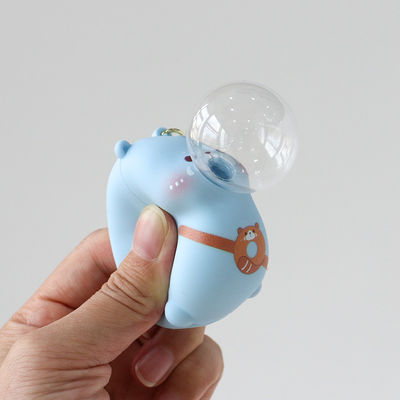 Chaîne de clés en silicone Capybara Pendentif Décompression Sacs à comprimer Ornement de soulagement du stress Avent Jouet 80g pour le matériau en silicone