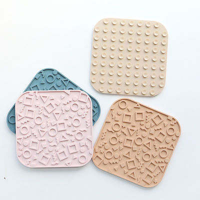 PAISEN personnalisé en silicone pour chiens de compagnie Mat de lamberie de chien Facile à nettoyer tasses d'aspiration pour l'alimentation saine des chiens Les chats les bols d'animaux de compagnie les mangeurs