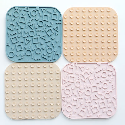 PAISEN personnalisé en silicone pour chiens de compagnie Mat de lamberie de chien Facile à nettoyer tasses d'aspiration pour l'alimentation saine des chiens Les chats les bols d'animaux de compagnie les mangeurs