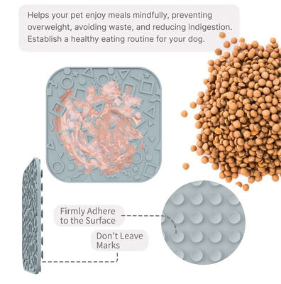 PAISEN personnalisé en silicone pour chiens de compagnie Mat de lamberie de chien Facile à nettoyer tasses d'aspiration pour l'alimentation saine des chiens Les chats les bols d'animaux de compagnie les mangeurs