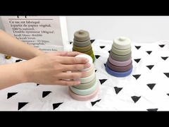 Jouets fonctionnels multi de silicone de bébé colorés avec le matériel écologique de catégorie médicale