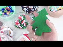 Arbre de Noël de silicone de DIY Teether, perles en caoutchouc molles sûres pour la dentition